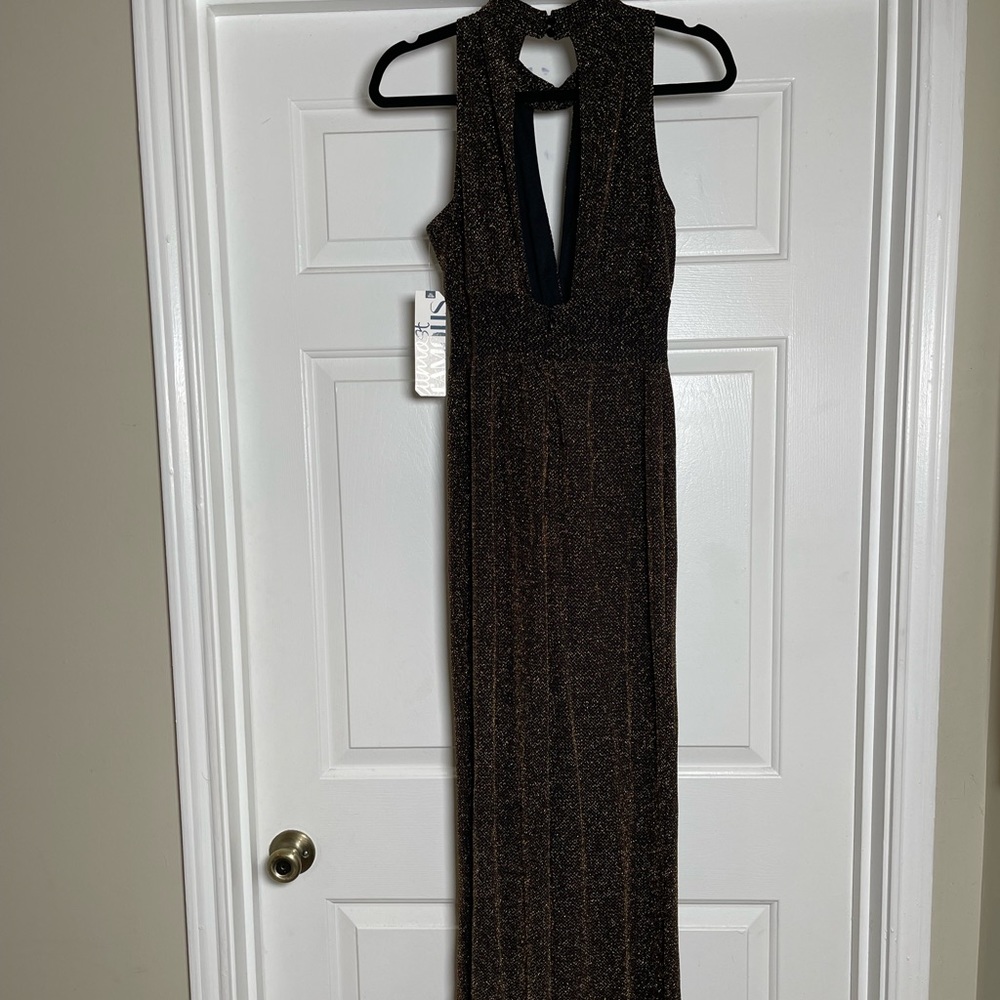 Almost Famous High Neck Sleeveless Jumpsuit